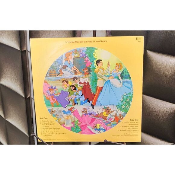 Vintage Walt Disney picture disc Cinderella - Picture 5 of 5